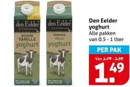 Hoogvliet Den Eelder yoghurt aanbieding