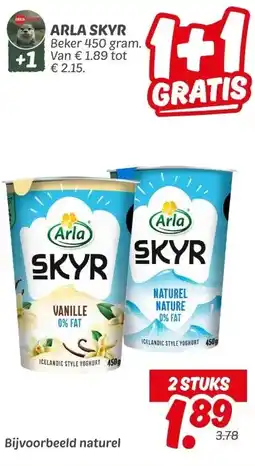 Dekamarkt Arla skyr aanbieding