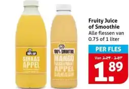 Hoogvliet Fruity Juice of Smoothie aanbieding