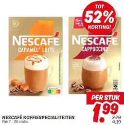 Dekamarkt Nescafé koffiespecialiteiten aanbieding