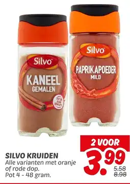 Dekamarkt Silvo kruiden aanbieding