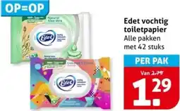 Hoogvliet Edet vochtig toiletpapier aanbieding