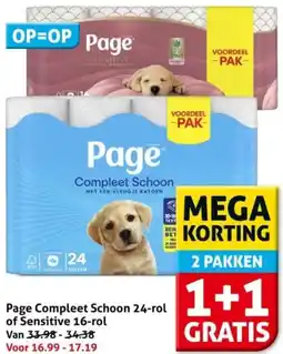 Hoogvliet Page Compleet Schoon of Sensitive aanbieding