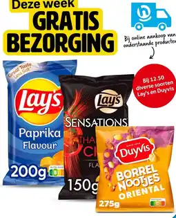 Hoogvliet Lay's en Duyvis aanbieding
