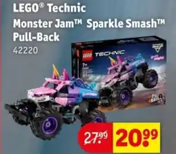 Kruidvat LEGO Technic Monster Jam Sparkle Smash Pull Back aanbieding