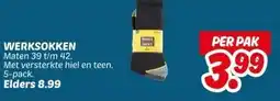 Dekamarkt Werksokken aanbieding