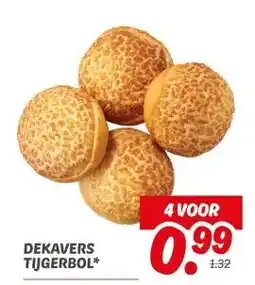 Dekamarkt Dekavers tijgerbol aanbieding