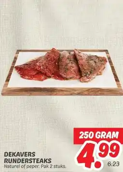 Dekamarkt Dekavers rundersteaks aanbieding