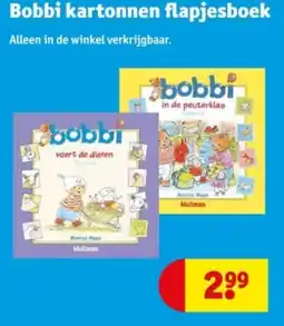 Kruidvat Bobbi kartonnen flapjesboek aanbieding