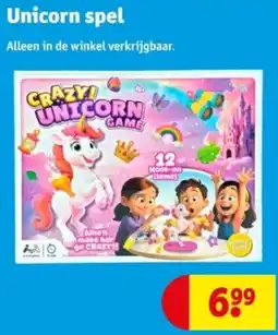 Kruidvat Unicorn spel aanbieding