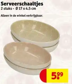 Kruidvat Serveerschaaltjes aanbieding