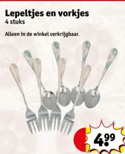 Kruidvat Lepeltjes en vorkjes aanbieding