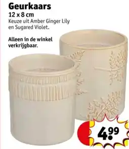 Kruidvat Geurkaars aanbieding