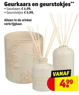 Kruidvat Geurkaars en geurstokjes aanbieding