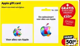 Kruidvat Apple gift card aanbieding