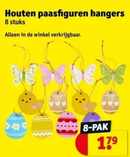 Kruidvat Houten paasfiguren hangers aanbieding