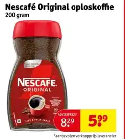 Kruidvat Nescafé Original oploskoffie aanbieding