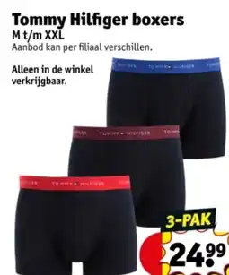 Kruidvat Tommy Hilfiger boxers aanbieding