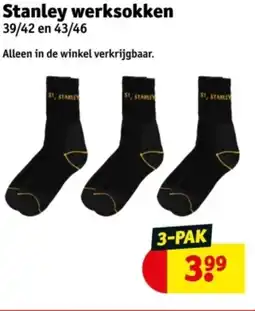 Kruidvat Stanley werksokken aanbieding