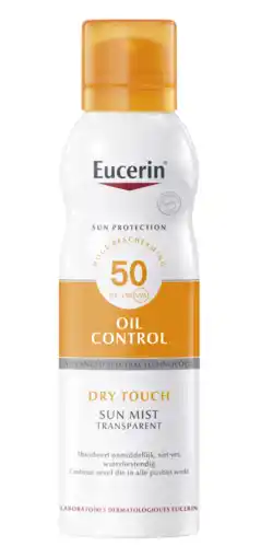 De Online Drogist Eucerin Sun Protection SPF50 Sun Mist aanbieding
