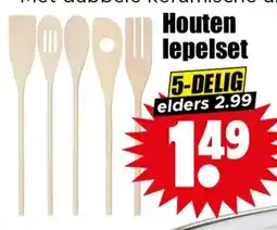 Dirk Houten lepelset aanbieding