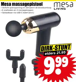 Dirk CyMesa massagepistool aanbieding