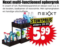 Dirk Nexxt multi-functioneel opbergrek aanbieding