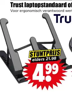 Dirk Trust laptopstandaard of draadloze muis aanbieding