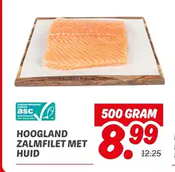 Dekamarkt Hoogland zalmfilet met huid aanbieding