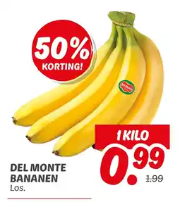 Dekamarkt Del monte bananen aanbieding