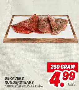 Dekamarkt Dekavers rundersteaks aanbieding