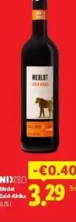 Lidl Merlot Zuid-Afrika aanbieding