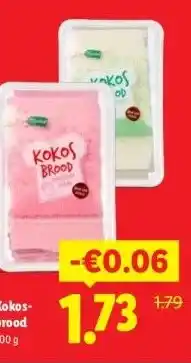 Lidl Kokos- brood aanbieding