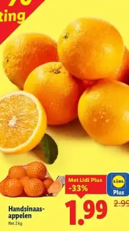 Lidl Handsinaas- appelen aanbieding