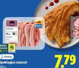 Lidl Speklapjes naturel aanbieding