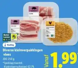Lidl Diverse kleinverpakkingen vlees aanbieding