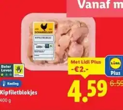 Lidl Kipfiletblokjes aanbieding