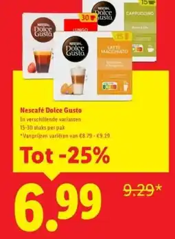 Lidl Nescafé Dolce Gusto aanbieding