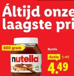 Lidl Nutella aanbieding