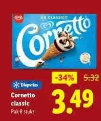 Lidl Cornetto classic aanbieding