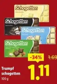 Lidl Trumpf schogetten aanbieding