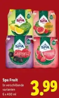 Lidl Spa Fruit aanbieding