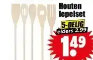 Dirk Houten lepelset aanbieding