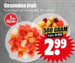 Dirk Gesneden fruit aanbieding