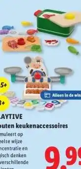 Lidl PLAYTIVE Houten keukenaccessoires aanbieding