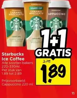 Vomar Voordeelmarkt Starbucks Ice Coffee aanbieding