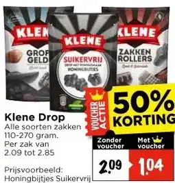 Vomar Voordeelmarkt Klene Drop aanbieding