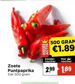 Vomar Voordeelmarkt Zoete Puntpaprika aanbieding