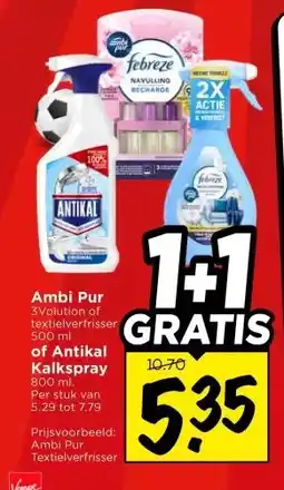 Vomar Voordeelmarkt Ambi Pur of Antikal Kalkspray aanbieding