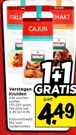Vomar Voordeelmarkt Verstegen Kruiden aanbieding